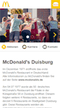 Mobile Screenshot of mcdonalds-duisburg.de